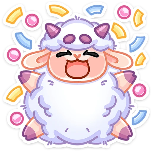 🍭 Стикер «Овечка Пильви» для Telegram