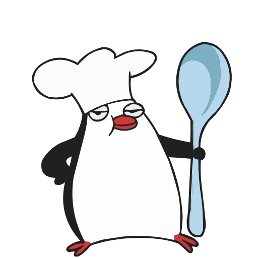 🧑‍🍳 Эмодзи «Пингвин Пинг» для Telegram