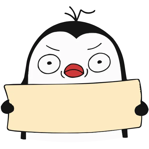 😠 Эмодзи «Пингвин Пинг» для Telegram