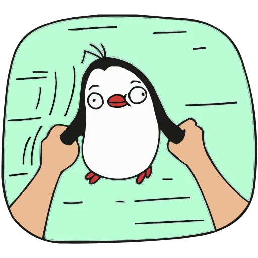 🤪 Эмодзи «Пингвин Пинг» для Telegram