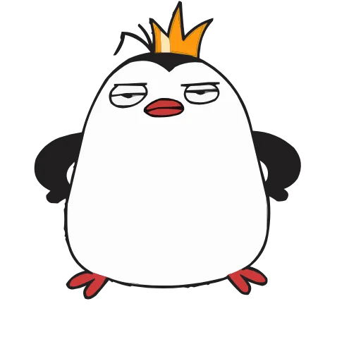 👑 Эмодзи «Пингвин Пинг» для Telegram