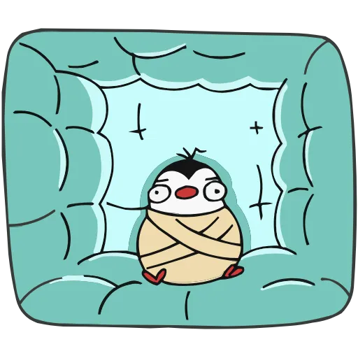 🤪 Эмодзи «Пингвин Пинг» для Telegram