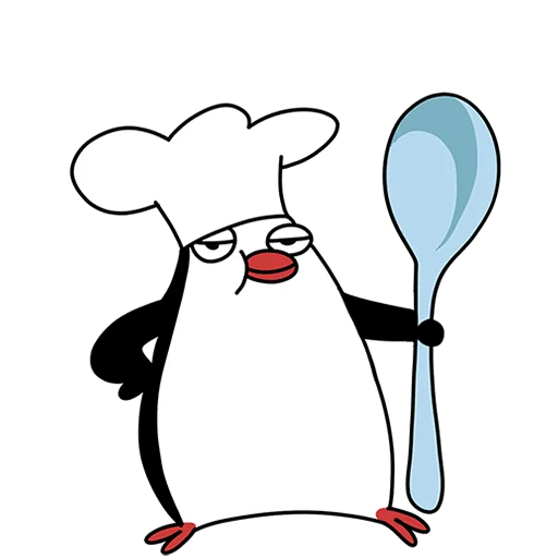 🧑‍🍳 Стикер «Пингвин Пинг Без Текста» для Telegram