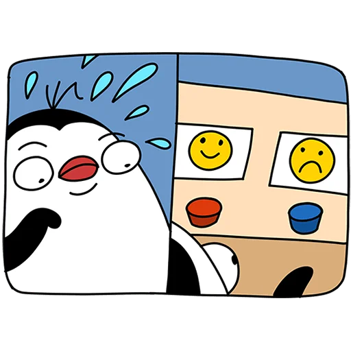 🥵 Стикер «Пингвин Пинг Без Текста» для Telegram