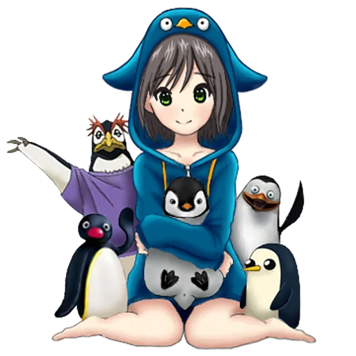 🐧 Стикер «Пингви-тян» для Telegram