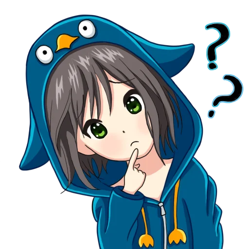 🤔 Стикер «Пингви-тян» для Telegram