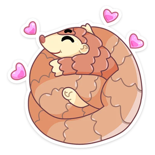 🥰 Стикер «Пини - добрая шишка» для Telegram