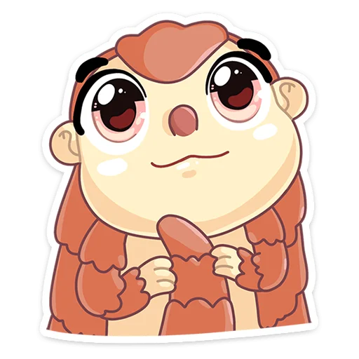 🥺 Стикер «Пини - добрая шишка» для Telegram