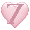 7️⃣ Эмодзи «Розовые буквы, иконки, таблички, цветы» для Telegram