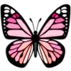🦋 Эмодзи «Pink» для Telegram