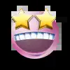 🤩 Эмодзи «pink face #emoji» для Telegram