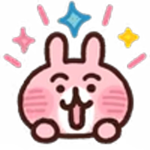 😊 Эмодзи «Розовый заяц» для Telegram