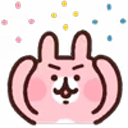 😊 Эмодзи «Розовый заяц» для Telegram