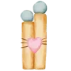 📚 Эмодзи «🏠 Розовые эмодзи» для Telegram