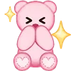 🎀 Эмодзи «Розовый Мишка» для Telegram