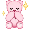 🎀 Эмодзи «Розовый Мишка» для Telegram