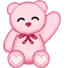 🎀 Эмодзи «Розовый Мишка» для Telegram
