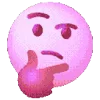 🤔 Эмодзи «Pink Random» для Telegram