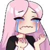 😭 Эмодзи «Pink Random» для Telegram