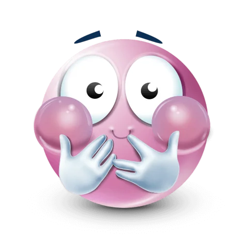 ☺ Стикер «pink facebook» для Telegram
