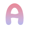 Эмодзи Розово-синий градиентом, русские и английские для Telegram — скачать