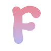 🦄 Эмодзи «Розово-синий градиентом, русские и английские» для Telegram