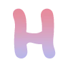 🦄 Эмодзи «Розово-синий градиентом, русские и английские» для Telegram
