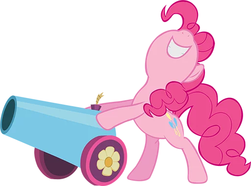 😃 Стикер «Pinki Pie Pony» для Telegram