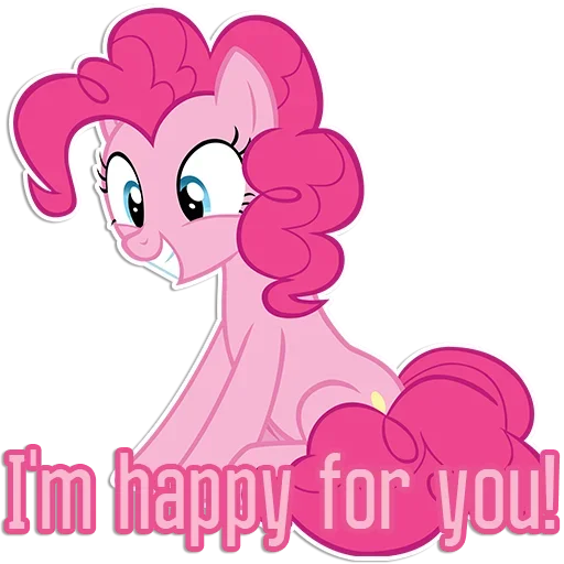 Стикерпак Pinkie Pink для Telegram — скачать