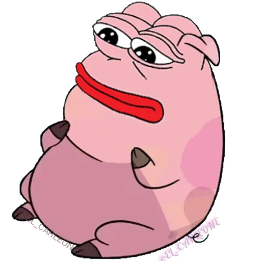 Стикерпак Pink Pepe для Telegram — скачать