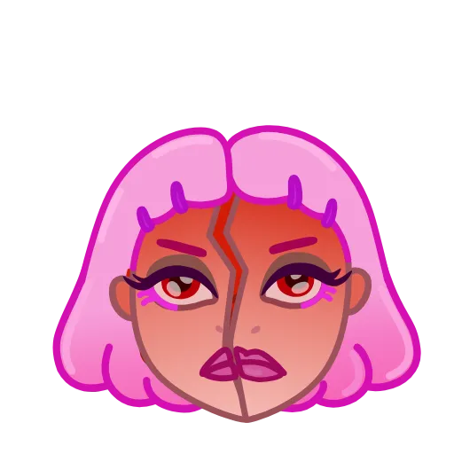 🤯 Стикер «Pink Petty» для Telegram