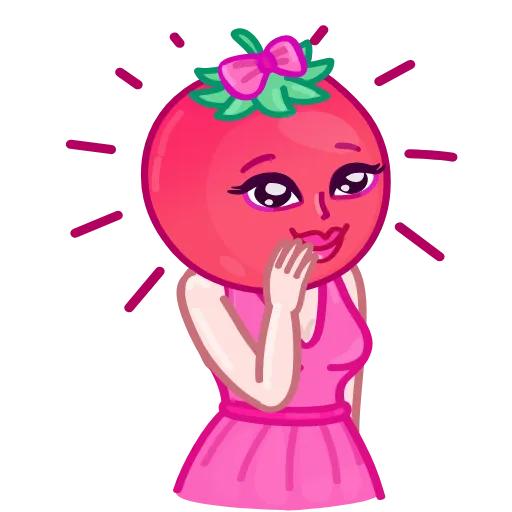 😊 Стикер «Pink Petty» для Telegram