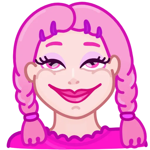 🤪 Стикер «Pink Petty» для Telegram