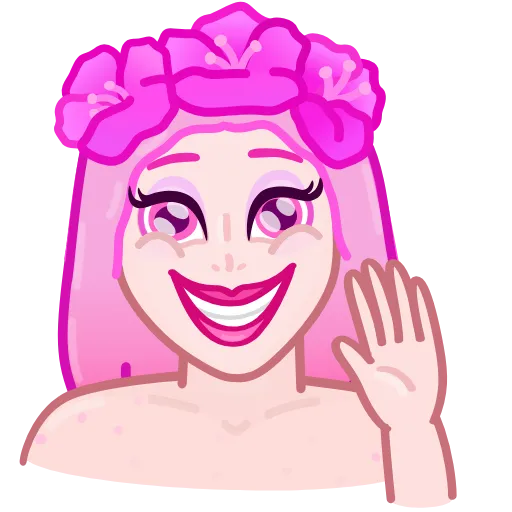 👋 Стикер «Pink Petty» для Telegram