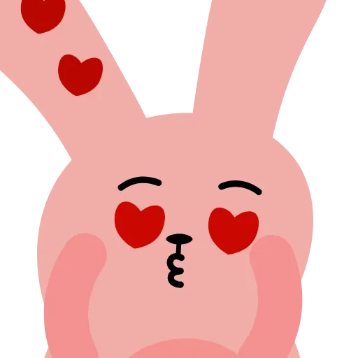 🤪 Стикер «Pink Rabbit» для Telegram