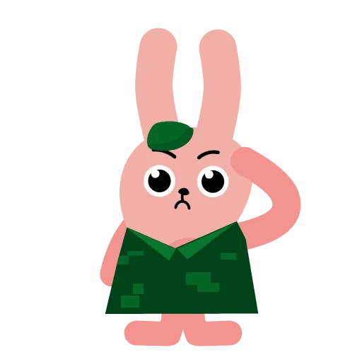 🤪 Стикер «Pink Rabbit» для Telegram