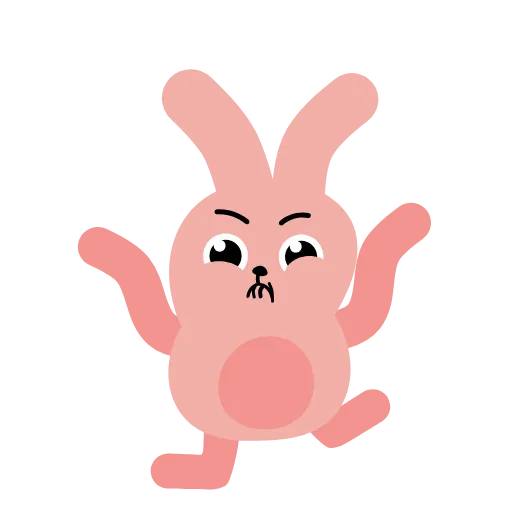 🤪 Стикер «Pink Rabbit» для Telegram