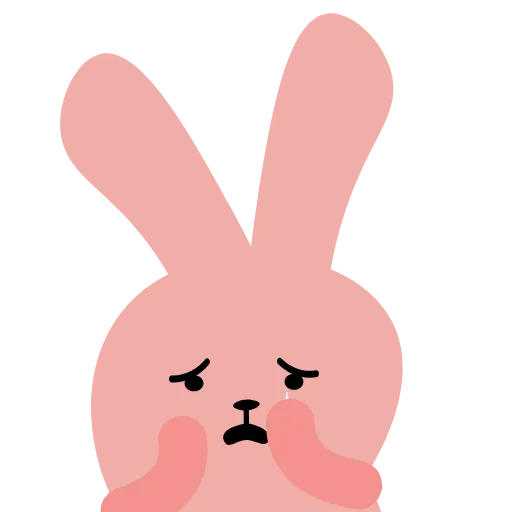🤨 Стикер «Pink Rabbit» для Telegram