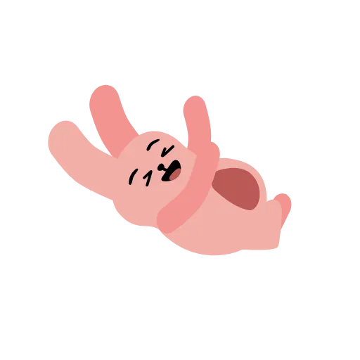 😚 Стикер «Pink Rabbit» для Telegram