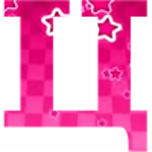 🅰️ Эмодзи «Pink Stars - розовые анимированные буквы» для Telegram