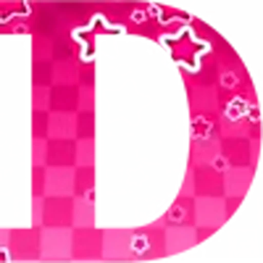 🅰️ Эмодзи «Pink Stars - розовые анимированные буквы» для Telegram