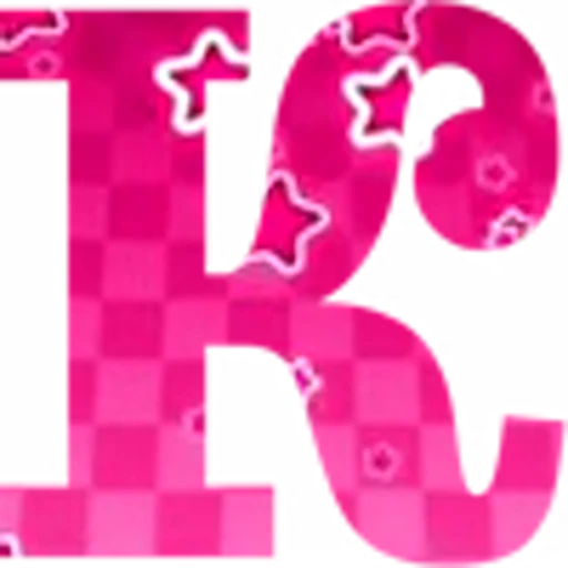 🅰️ Эмодзи «Pink Stars - розовые анимированные буквы» для Telegram