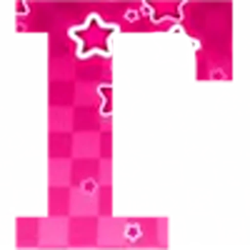 🅰️ Эмодзи «Pink Stars - розовые анимированные буквы» для Telegram