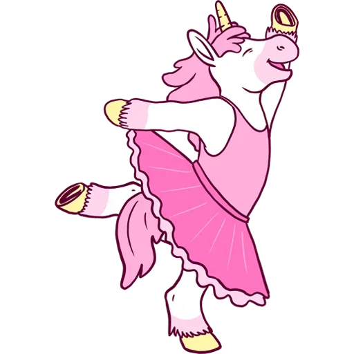 🤨 Стикер «Pink Unicorn» для Telegram