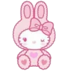 🐰 Эмодзи «pinky emoji kwii» для Telegram