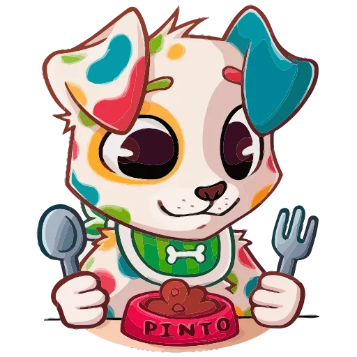 🍽 Эмодзи «Пинто» для Telegram