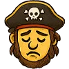 😟 Эмодзи «Пират» для Telegram