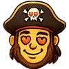 😍 Эмодзи «Пират» для Telegram