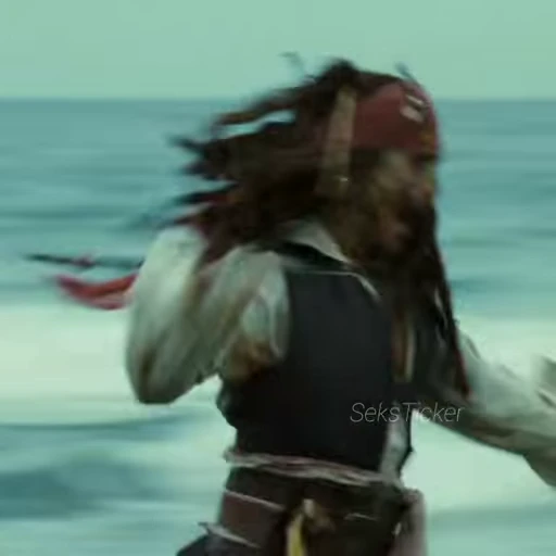 🏃‍♂️ Стикер «Pirates of the Caribbean» для Telegram