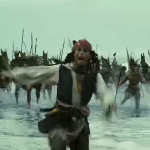 🏃‍♂️ Стикер «Pirates of the Caribbean» для Telegram